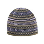 Kama Strickmütze (Beanie) A174 Merino - Damen dunkelgrün/schwarz/weiss - 1 Stück