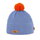Kama knitted hat (pom-pom) K36 Merino Kamakadze - blue/red - 1 piece
