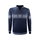 Kama Sweater Pullover 4053 Half Zip mit Nordischen Muster (Merinowolle) dunkelblau Herren