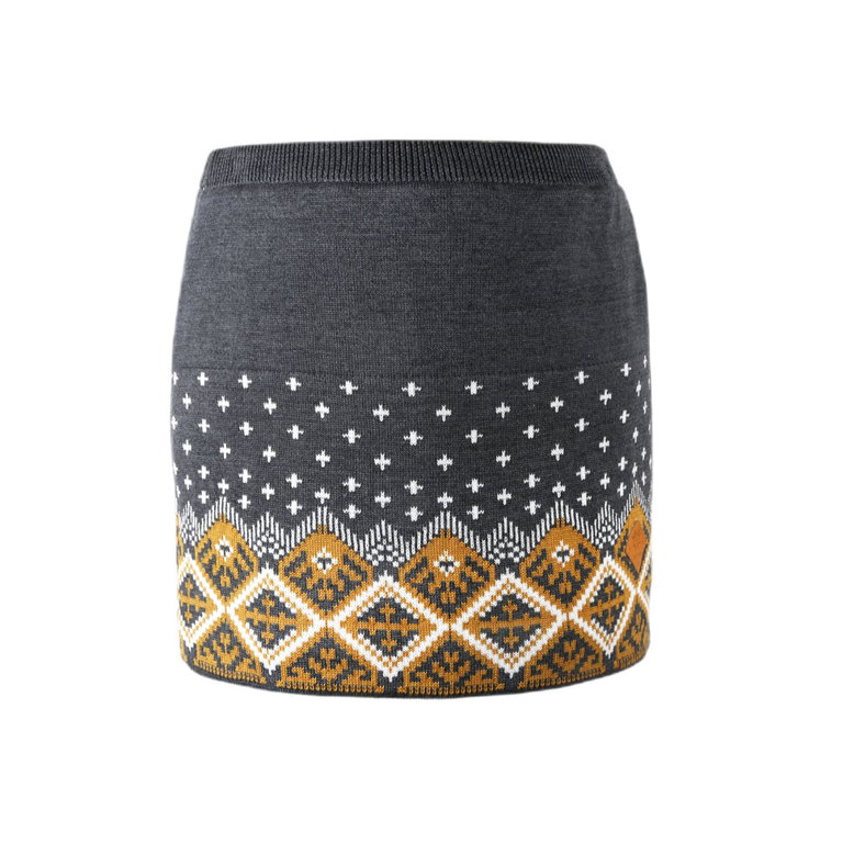 Kama Winter Skirt 6015 made of merino wool (windproof, lined) graphite grey ladies