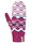 Kama Winter Gloves (Mittens) R112 made of Merino wool - pink/white - 1 pair