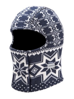 Kama Sturmhaube DW22 (winddicht, atmungsaktiv, sehr warm) - navyblau/weiss - 1 Stück