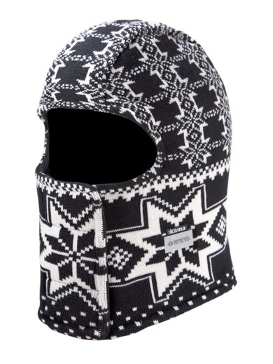 Kama Sturmhaube DW22 (winddicht, atmungsaktiv, sehr warm) - schwarz/weiss - 1 Stück