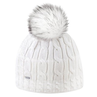 Kama Strickmütze (Bommel) A121 Merino - Damen weiss - 1 Stück