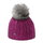 Kama knitted hat (pom-pom) A121 Merino - ladies plum violet - 1 piece