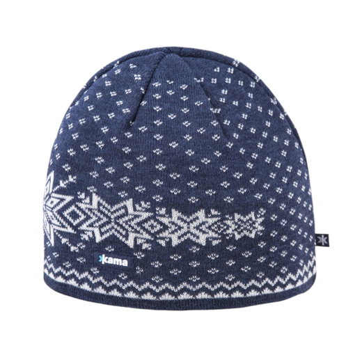 Kama Strickmütze (Beanie) A128 Merino - navyblau - 1 Stück