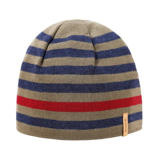 Kama Strickmütze (Beanie) A162 Merino - dunkelgrün/blau/rot - 1 Stück