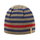 Kama knitted hat (beanie) A162 Merino - dark green/blue/red - 1 piece