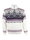 Kama Sweater Pullover 4071 Half Zip mit Nordischen Muster (Merinowolle-Mischung) weiss Herren