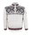 Kama Sweater Pullover 4082 Half Zip mit Nordischen Muster (Merinowolle) weiss Herren