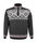 Kama Sweater Pullover 4082 Half Zip mit Nordischen Muster (Merinowolle) schwarz Herren