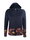 Kama Kapuzenpullover 5049 Full Zip (Merinowolle-Mischung, warm) navyblau Damen