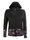Kama Kapuzenpullover 5049 Full Zip (Merinowolle-Mischung, warm) schwarz Damen