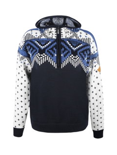 Kama Kapuzenpullover 5057 Kamakadze Half Zip (Merinowolle-Mischung) navyblau Damen