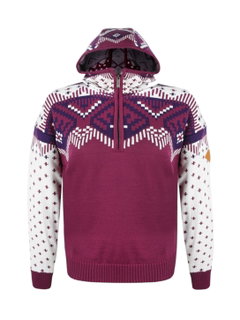 Kama Kapuzenpullover 5057 Kamakadze Half Zip (Merinowolle-Mischung) pink Damen