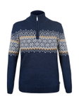 Kama Sweater Pullover 5058 Half Zip (Merinowolle) navyblau Damen