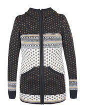 Kama Kapuzenpullover 5066 Full Zip (Merinowolle-Mischung) graphitgrau Damen