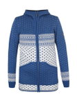 Kama Hooded Sweatshirt 5066 Full Zip (Merino Wool Blend) denim blue Ladies