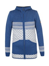 Kama Kapuzenpullover 5066 Full Zip (Merinowolle-Mischung) denimblau Damen