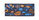 Kama Stirnband C51 (Merinowolle) - graphitgrau/orange/blau - 1 Stück