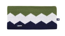 Kama Stirnband C79 (Merinowolle) - blau/weiss/grün - 1 Stück