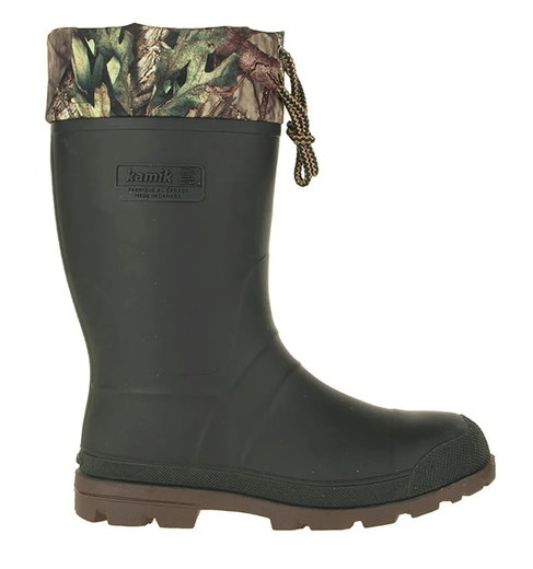 Kamik Gummistiefel Icebreaker mit Innenfutter camouflagegrün Herren