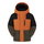 Kamik Winterjacke Gideon (wind- und wasserdicht, reflektierend) orange/schwarz/braun Jungen
