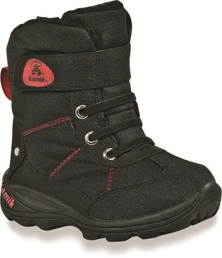 Kamik Zimowe Buty Snowman czarne dla dzieci