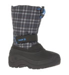 Kamik Winterstiefel Finley (nahtversiegeltes Nylon, wasserabweisend) schwarz/blau Kinder