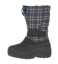 Kamik Winterstiefel Finley (nahtversiegeltes Nylon, wasserabweisend) schwarz/blau Kinder