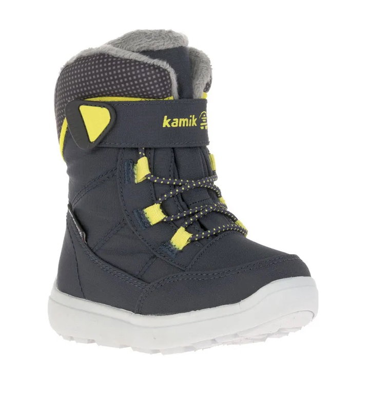Kamik Winterschuhe Stance2 (wasserdicht, atmungsaktiv) navyblau/gelb Kinder