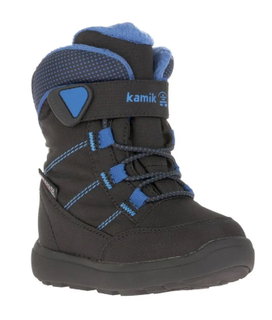 Kamik Winter Shoes Stance2 Waterproof, Breathable Black/Blue Kids
