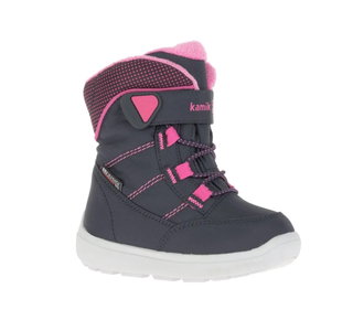 Kamik Winterschuhe Stance2 wasserdicht, atmungsaktiv navyblau/magenta Kleinkinder