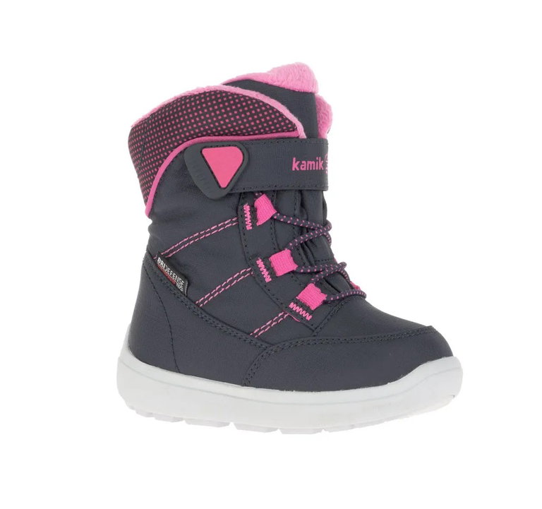 Kamik Winterschuhe Stance2 wasserdicht, atmungsaktiv navyblau/magenta Kleinkinder