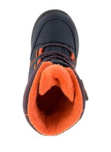 Kamik Winterschuhe Stance2 wasserdicht, atmungsaktiv marineblau/orange Kleinkinder