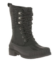 Kamik Winterstiefel Sienna 2 (Leder, wasserdicht) schwarz Damen
