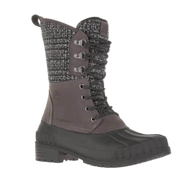 Kamik Winterstiefel Sienna 2 (Leder, wasserdicht) charcoalgrau Damen