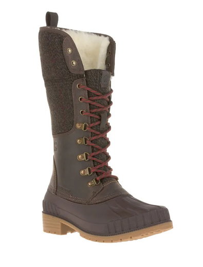 Kamik Winterstiefel Sienna Flannell 2 (3MTM ThinsulateTM Isolierung) dunkelbraun Damen