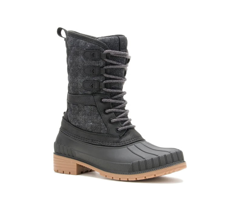 Kamik Winterstiefel Sienna 3 (Leder, wasserdicht, Made in Canada) schwarz Damen