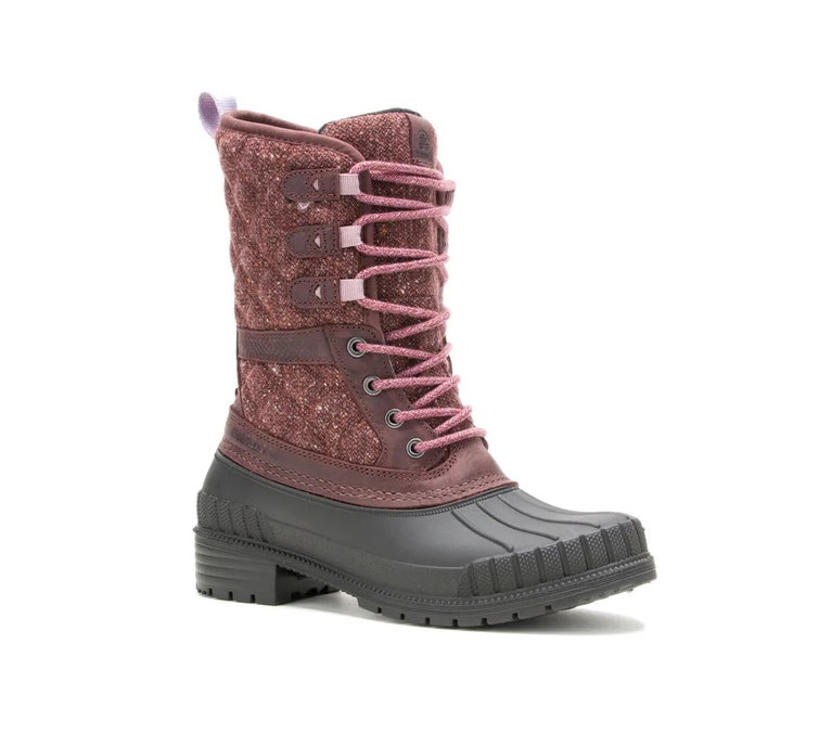 Kamik Winterstiefel Sienna 3 (Leder, wasserdicht, Made in Canada) burgunderrot Damen