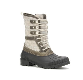 Kamik Winterstiefel Sienna 3 (Leder, wasserdicht, Made in Canada) hellgrau Damen