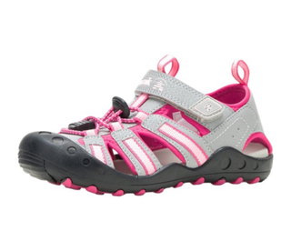 Kamik Sandal Crab (waterproof synthetic leather) grey/pink children