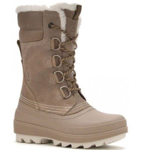Kamik Winterstiefel Lauren (Leder, wasserdicht) - Made in Canada - fossilbraun Damen