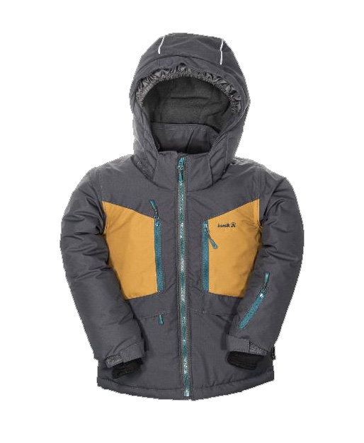 Kamik Winterjacke Max (wind- und wasserdicht, reflektierend) coalgrau/bronze Kinder