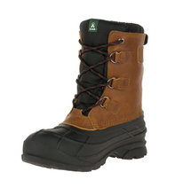Kamik Zimowe Buty Alborg Plus (Skóra, wodoodporne) brązowe męskie