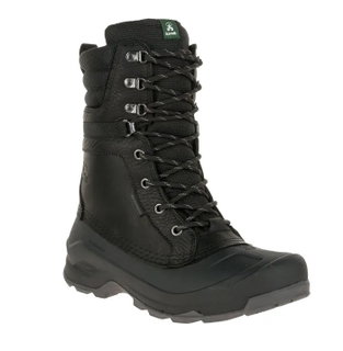 Kamik Winterschuhe Slate Wildleder wasserdicht schwarz Herren