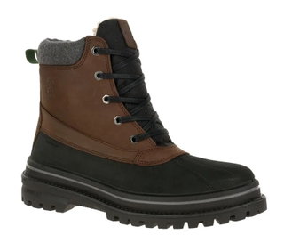 Kamik Winterstiefel Tysong Leder dunkelbraun Herren