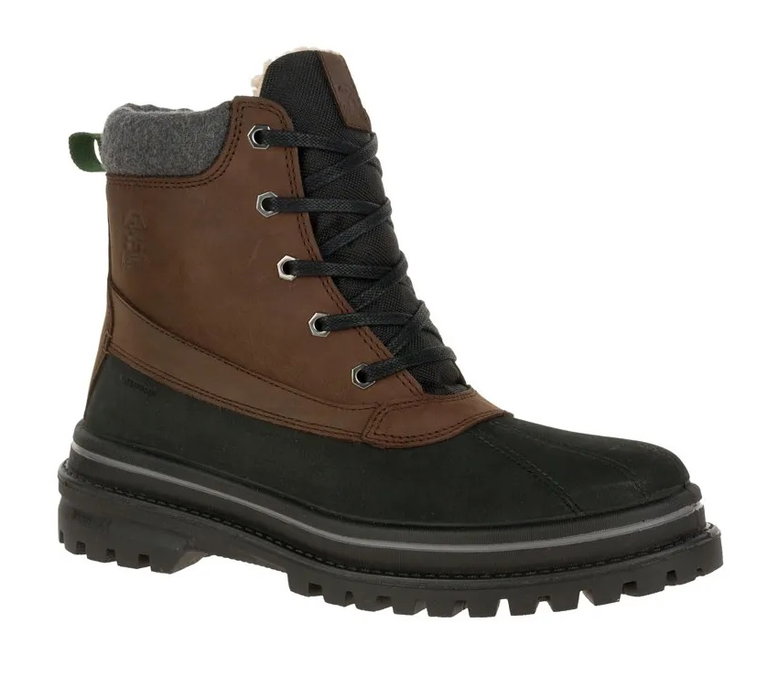 Kamik Winterstiefel Tysong Leder dunkelbraun Herren