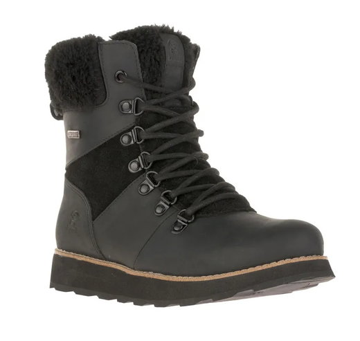 Kamik Winterstiefel Ariel Flanell Wildleder/wasserdicht schwarz Damen