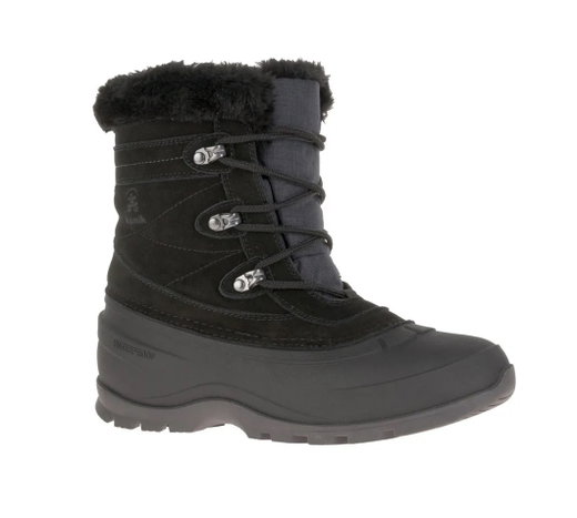 Kamik Winterstiefel Snovalley 5 (Wildleder, wasserdicht) schwarz Damen